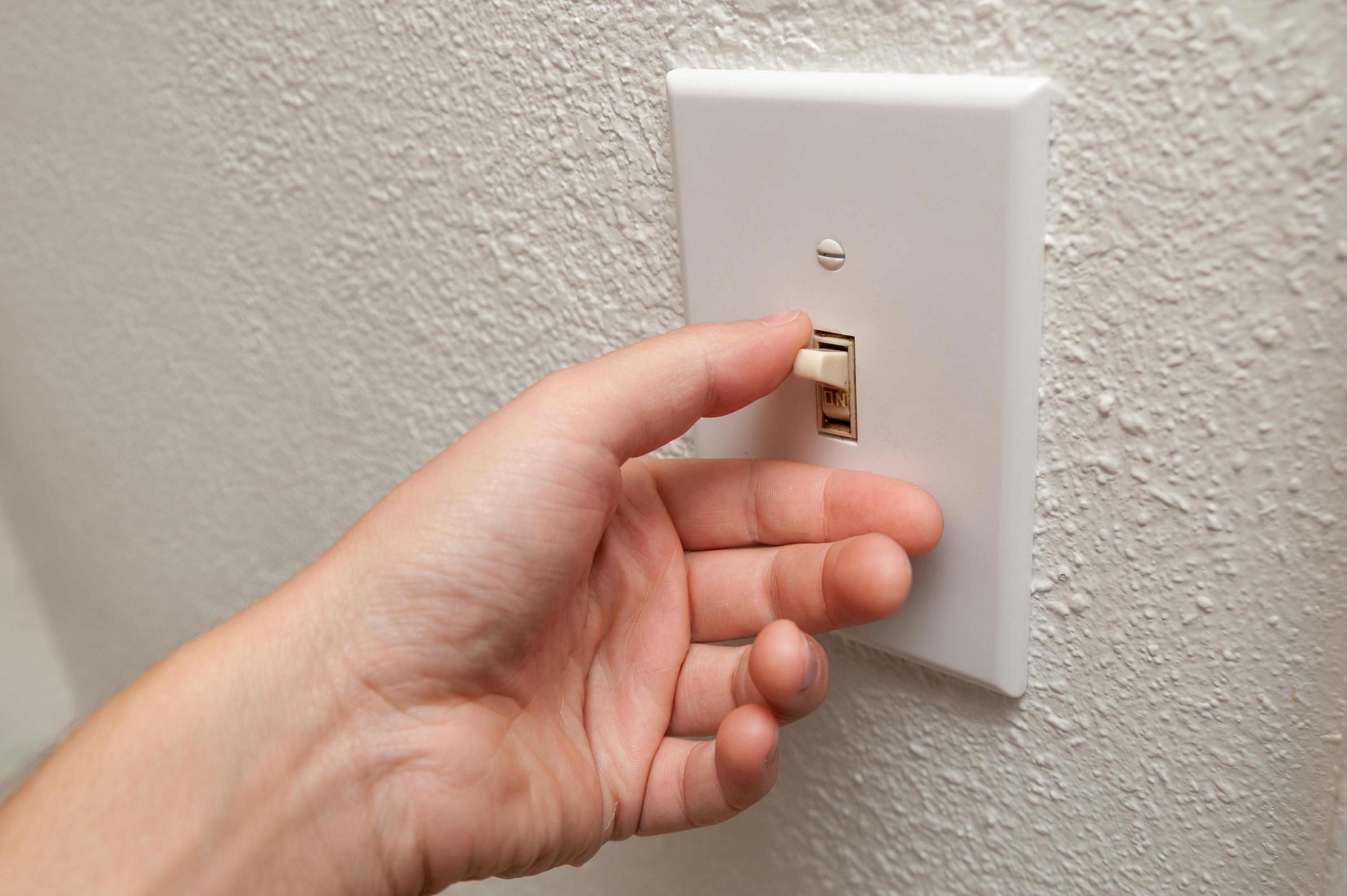 Flipping a light switch