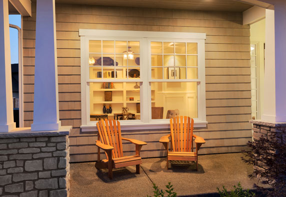 Exterior Accent Lighting on a porch
