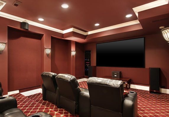 Home Theater from the right